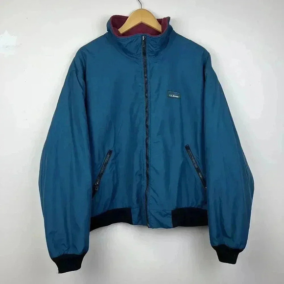 Stylish L.L. Bean Blue Lightweight Jacket - Picture 1 of 4
